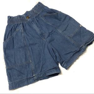 Vintage Cherokee denim high waisted denim shorts